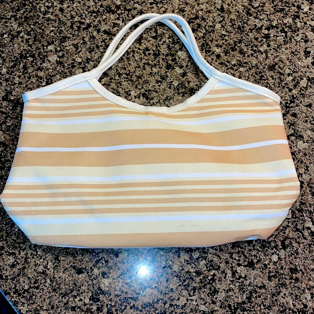 Yellow Striped Lunchbag